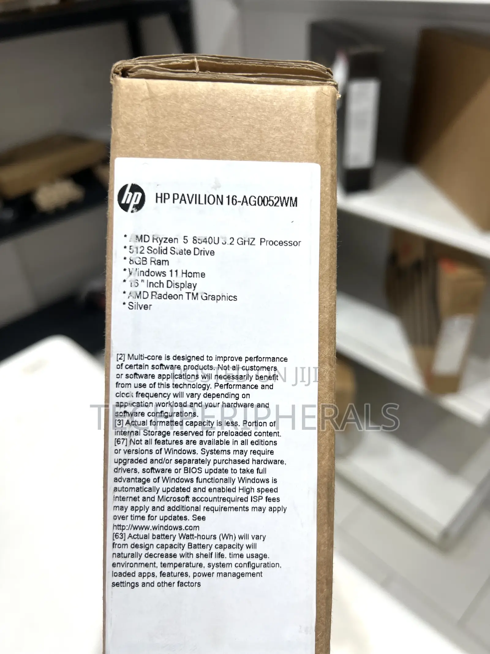 New Laptop HP Pavilion 15 8GB AMD Ryzen 5 SSD 512GB