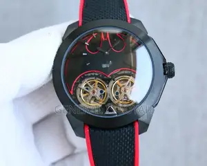 Jacob Co. Batman Limited-Edition Automatic Red Black Strap