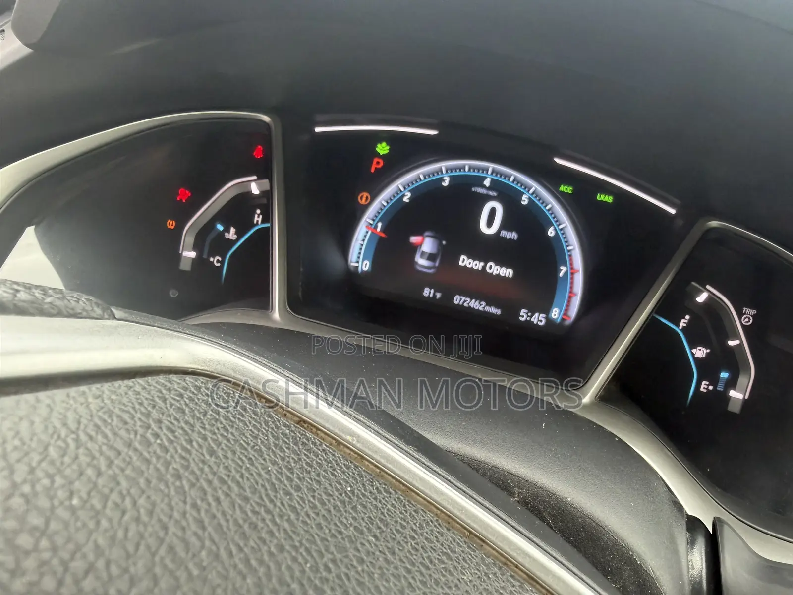 Honda Civic EX 4dr Sedan (2.0L 4cyl) 2017 Gray