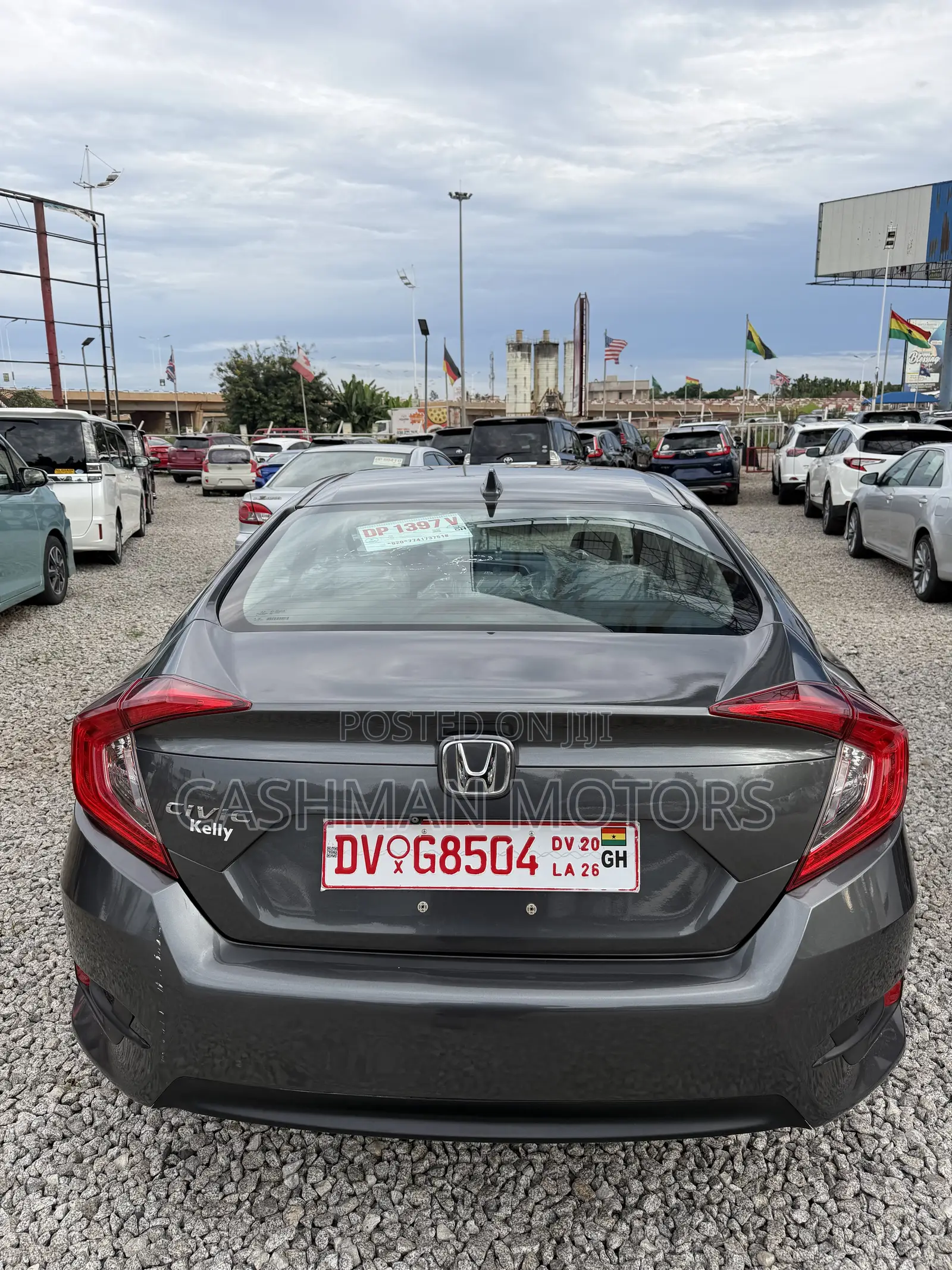 Honda Civic EX 4dr Sedan (2.0L 4cyl) 2017 Gray