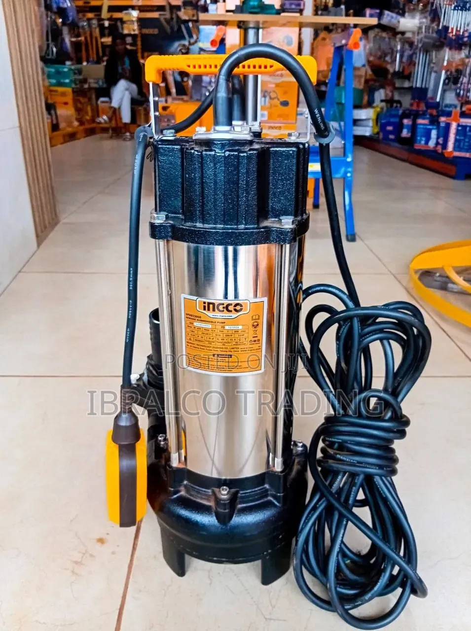 Ingco 3hp Sewage Submersible