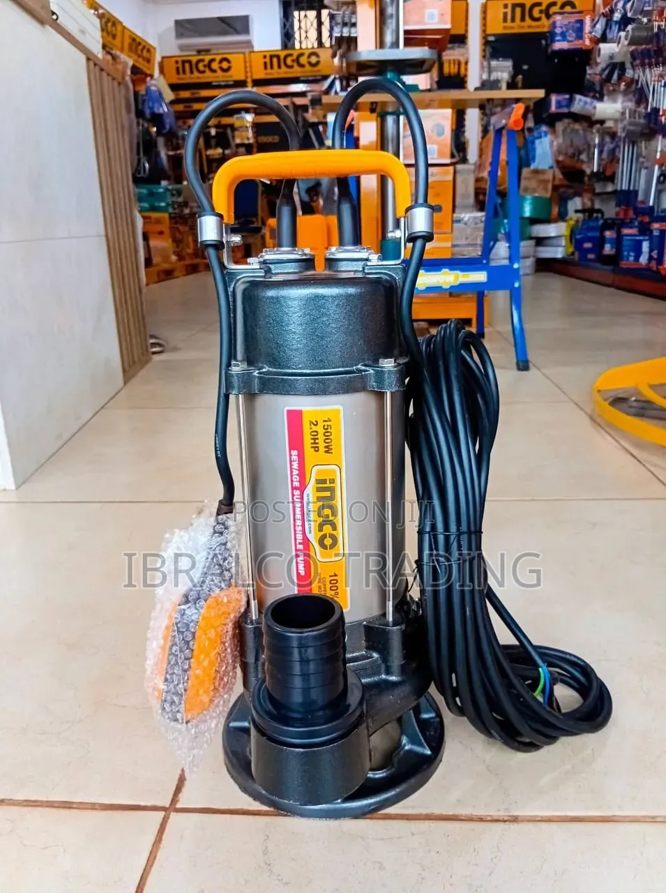 Ingco 2hp Sewage Submersible Pump