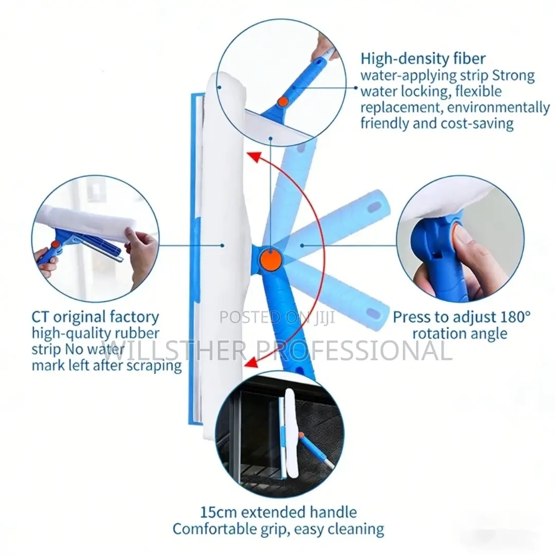 Window Squeegee Scrubber