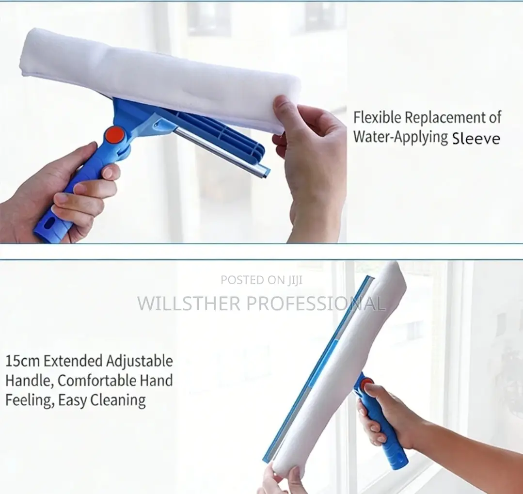 Window Squeegee Scrubber