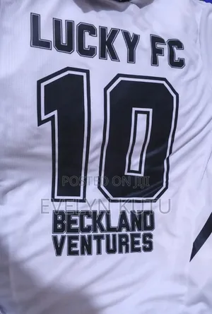 Set of Jerseys With Logo and Number