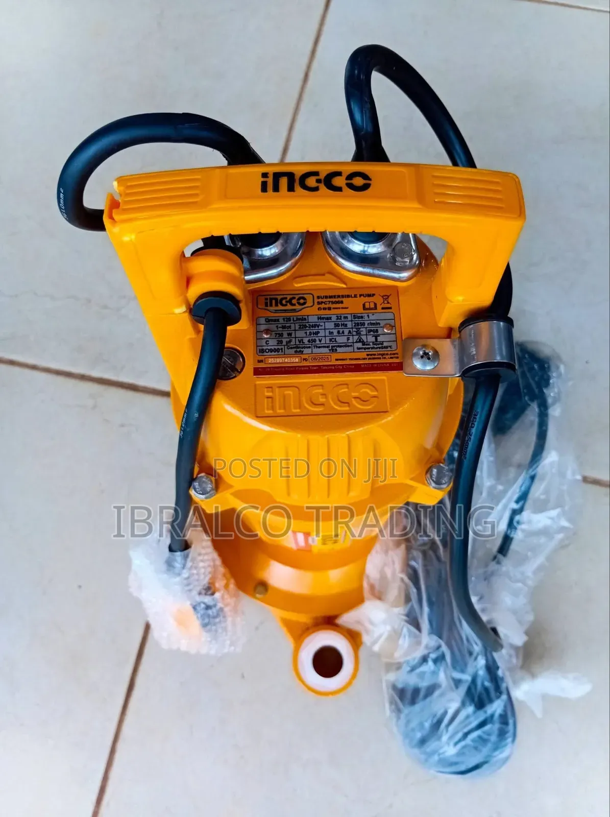 Ingco 1hp Sewage Submersible Pump