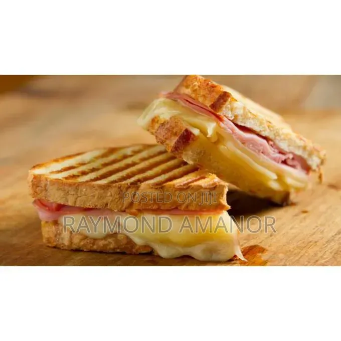 Sandwich Maker Toaster With Non-Stick Plate(Strip-Shaped) - Led