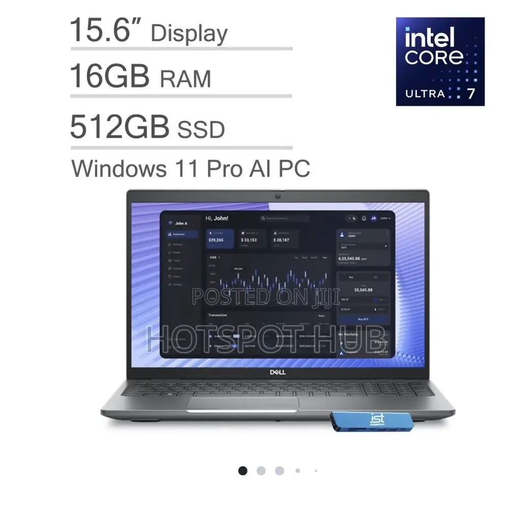 New Laptop Dell Precision 3580 16GB Intel Core Ultra 7 SSD 512GB