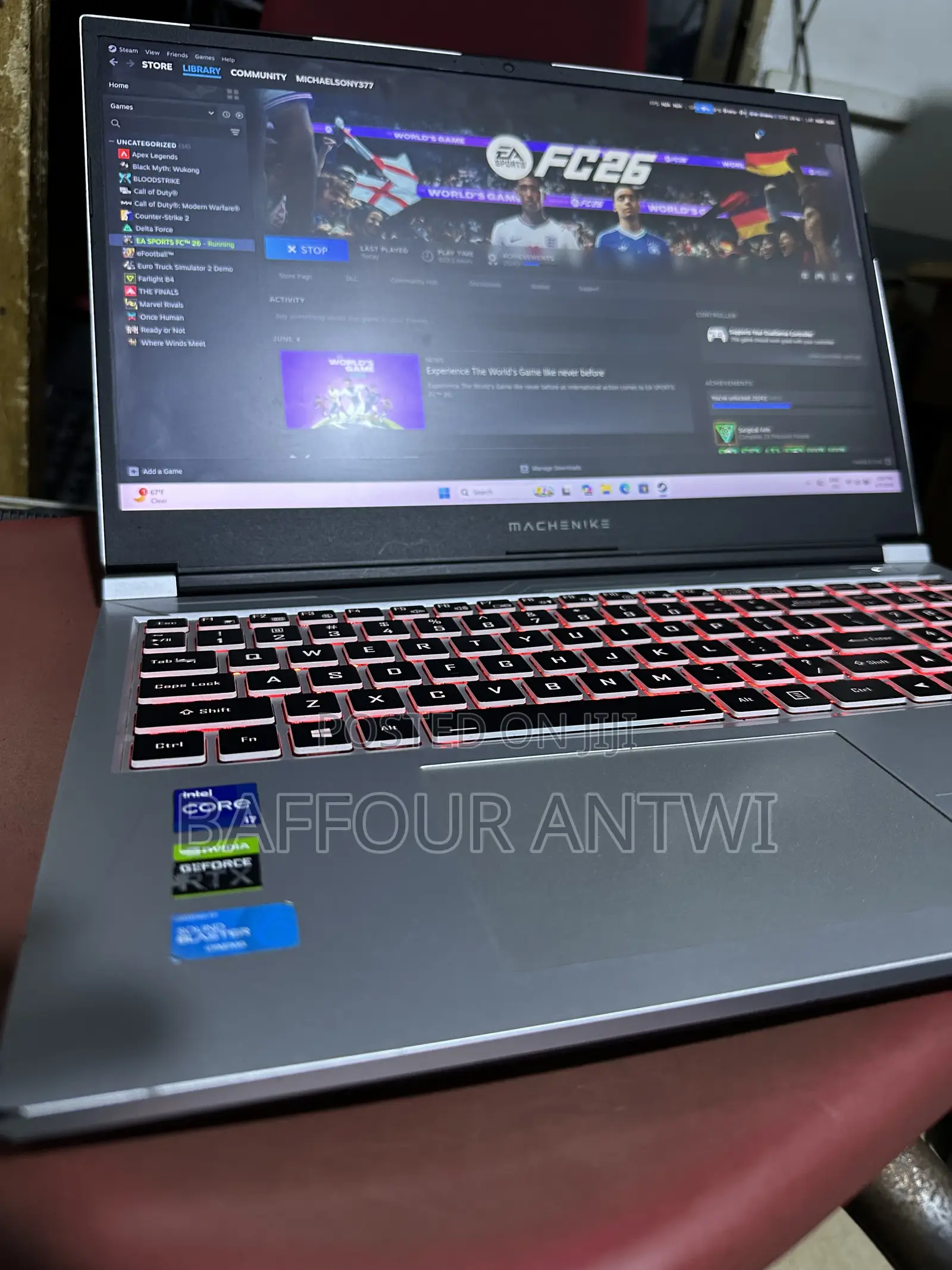 Laptop Monster 16GB Intel Core i7 SSHD+SSD 512GB