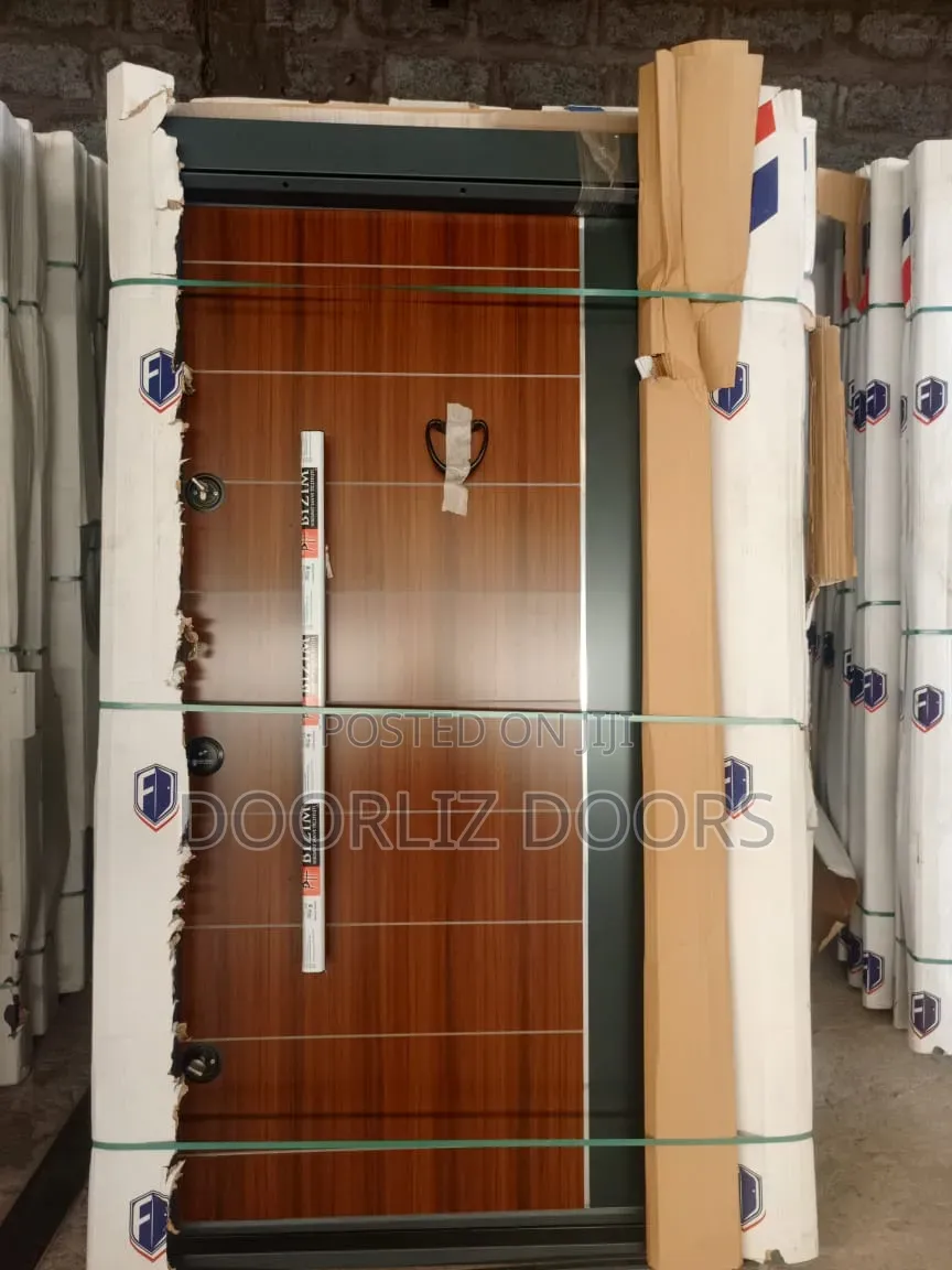 Elegant Single Brown Triple Lock Turkish Door