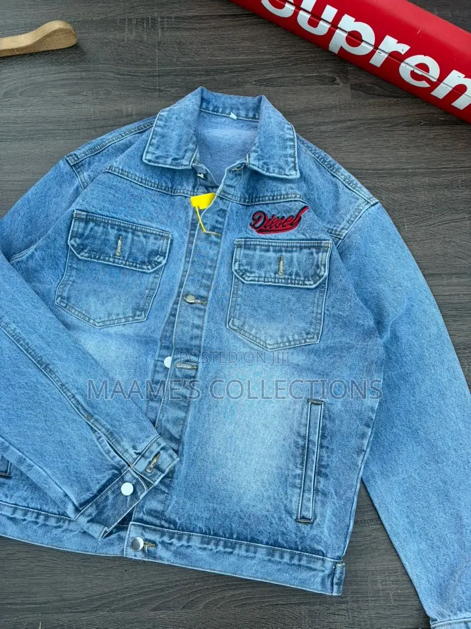 Solid Diesel Jeans Top / Jacket / Coat