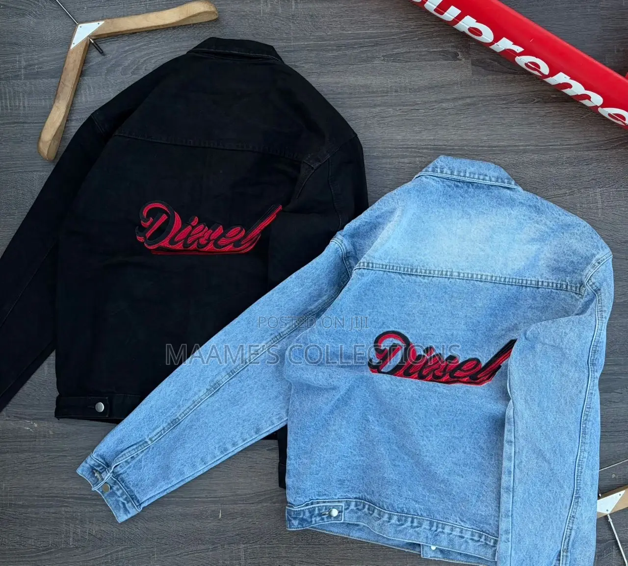 Solid Diesel Jeans Top / Jacket / Coat