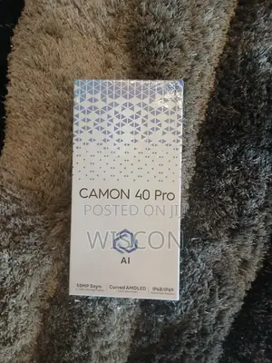New Tecno Camon 40 Pro 5G 256 GB Black