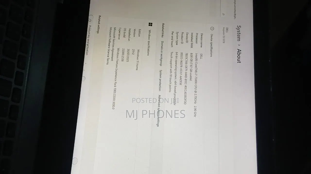 Laptop Dell Inspiron 15 1545 8GB Intel Core i7 HDD 1T