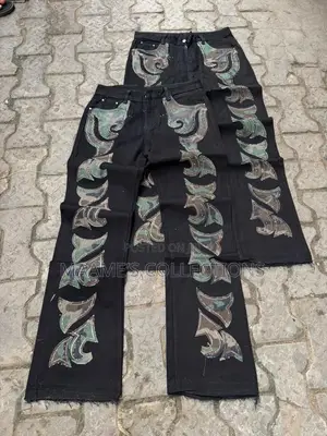 Men’S Light Wash Baggy Jeans