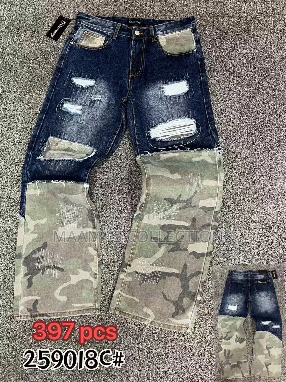 Men’S Light Wash Baggy Jeans