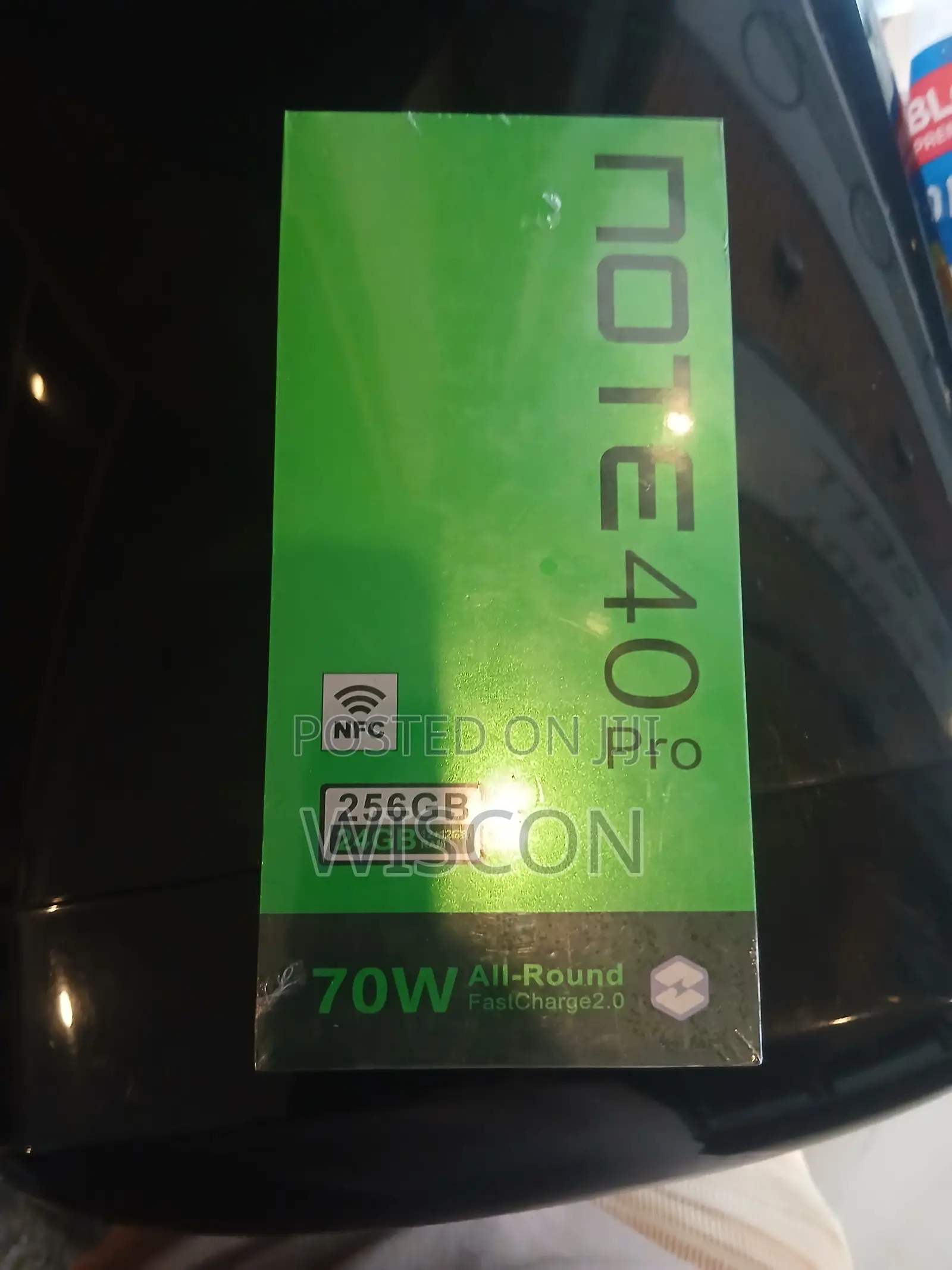 New Infinix Note 40 Pro 256 GB Black