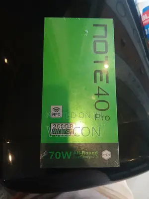 New Infinix Note 40 Pro 256 GB Black