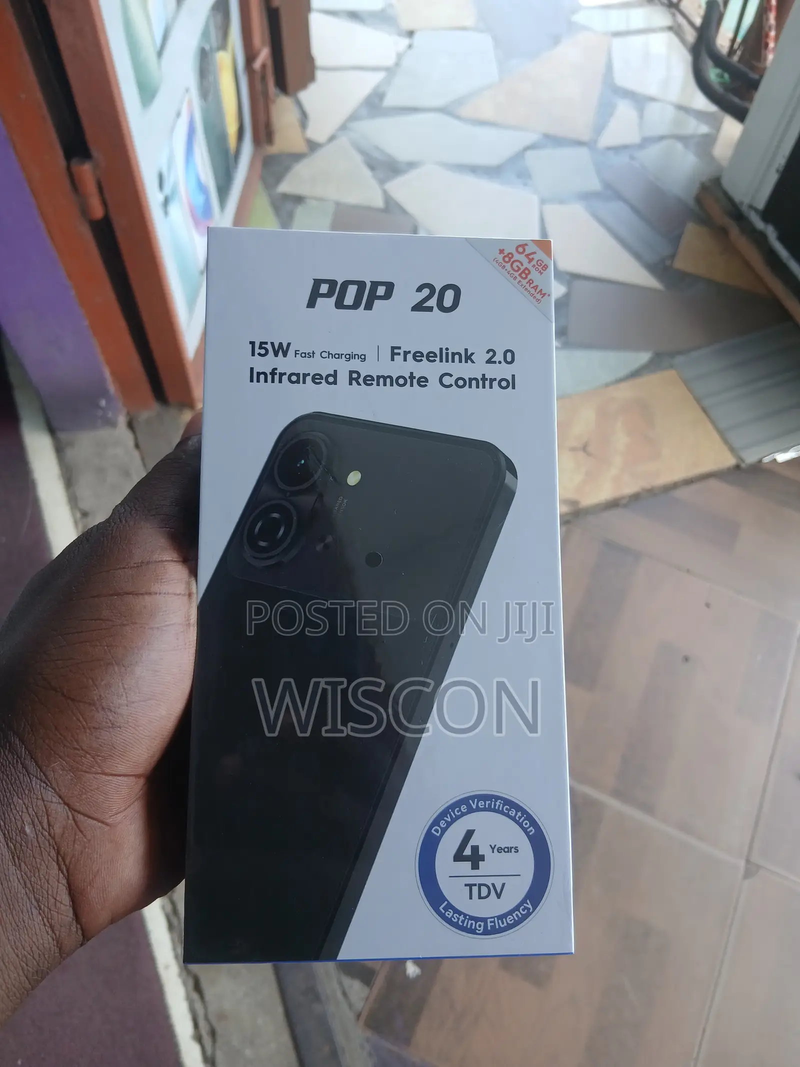 New Tecno Pop 20 64 GB Black