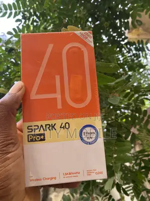 New Tecno Spark 40 Pro+ 256 GB Black