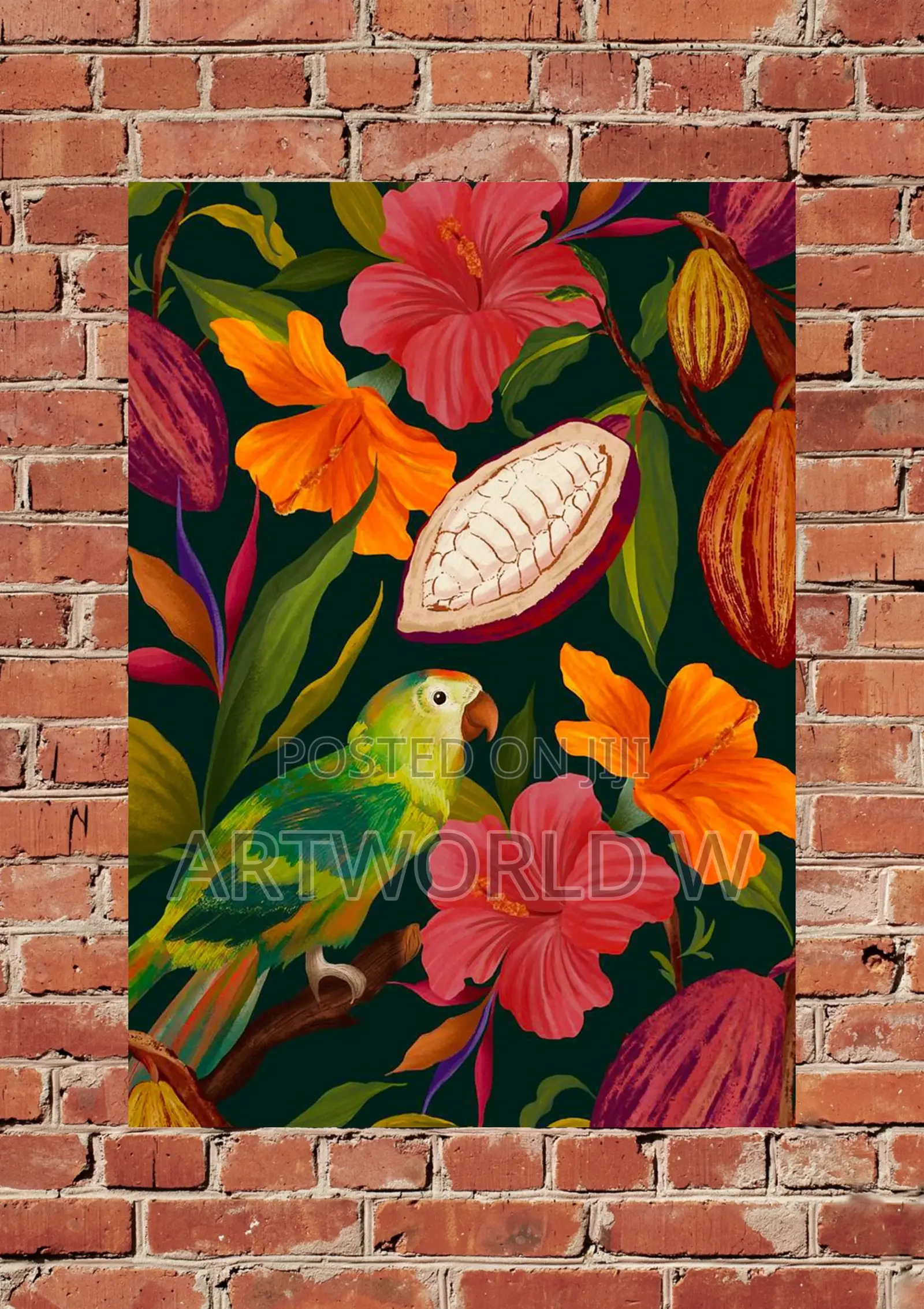 A4 Canvas Wall Artwork Print