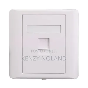 Networking. Single Faceplate With Cat6 Keystone Jack