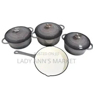 7 PCS Cast Iron Cookware