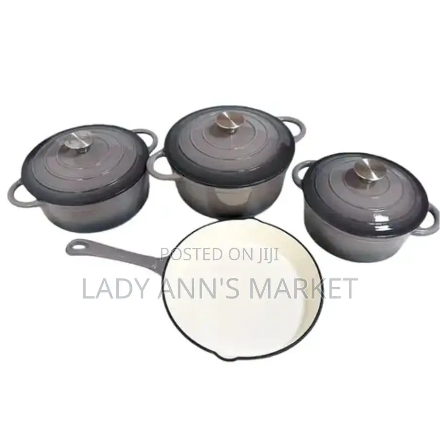 7 PCS Cast Iron Cookware