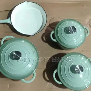 7 PCS Cast Iron Cookware
