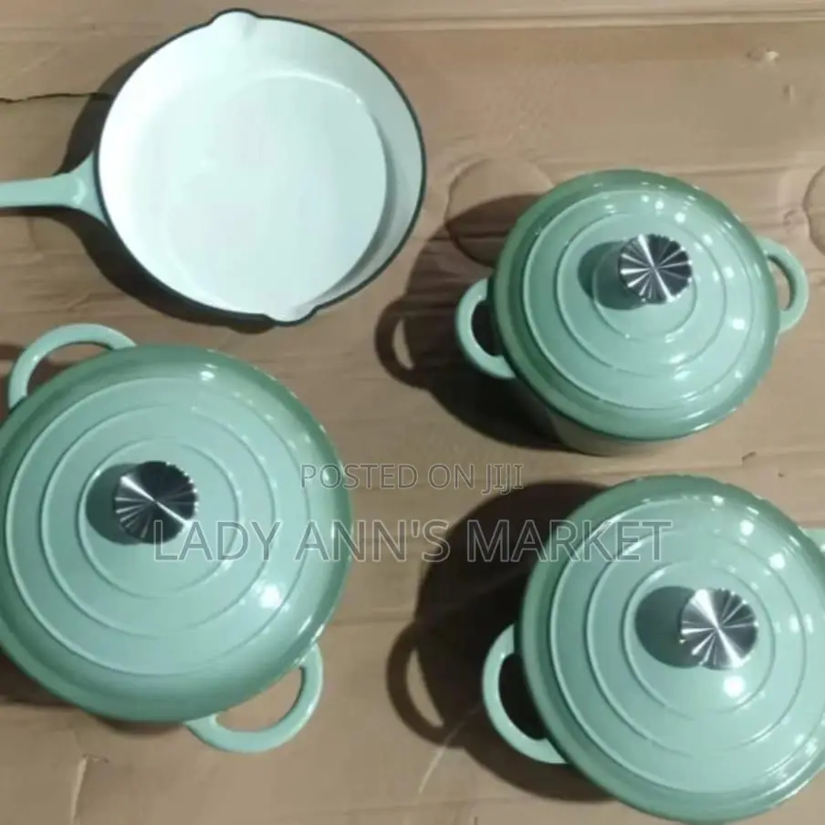 7 PCS Cast Iron Cookware