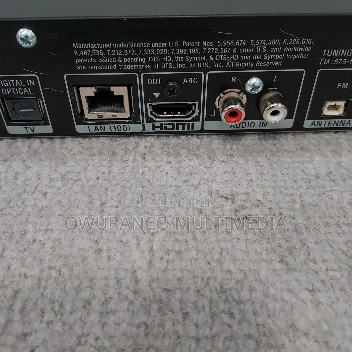 Sony Home Theatre System Receiver Hbd-e2100 1000watt Bluetooth Wifi