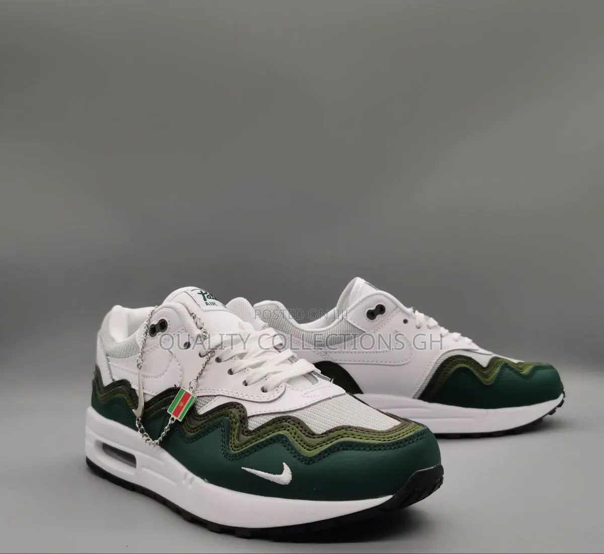 Nike Airmax 1 Patta Waves Lucky Green