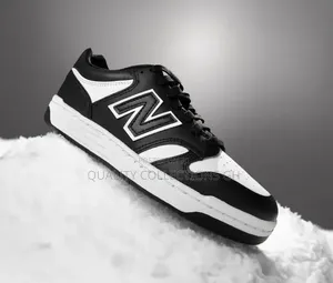 New Balance 480 White and Black
