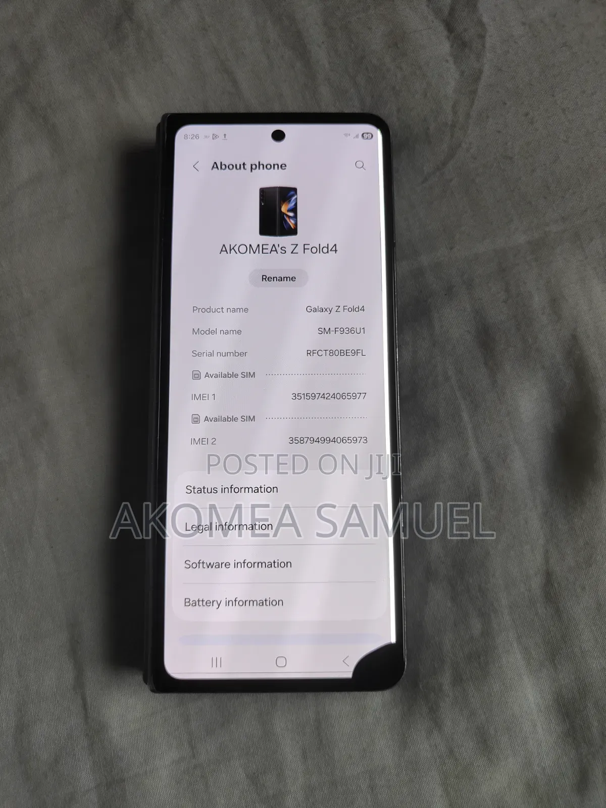 Samsung Galaxy Z Fold4 1 TB Black