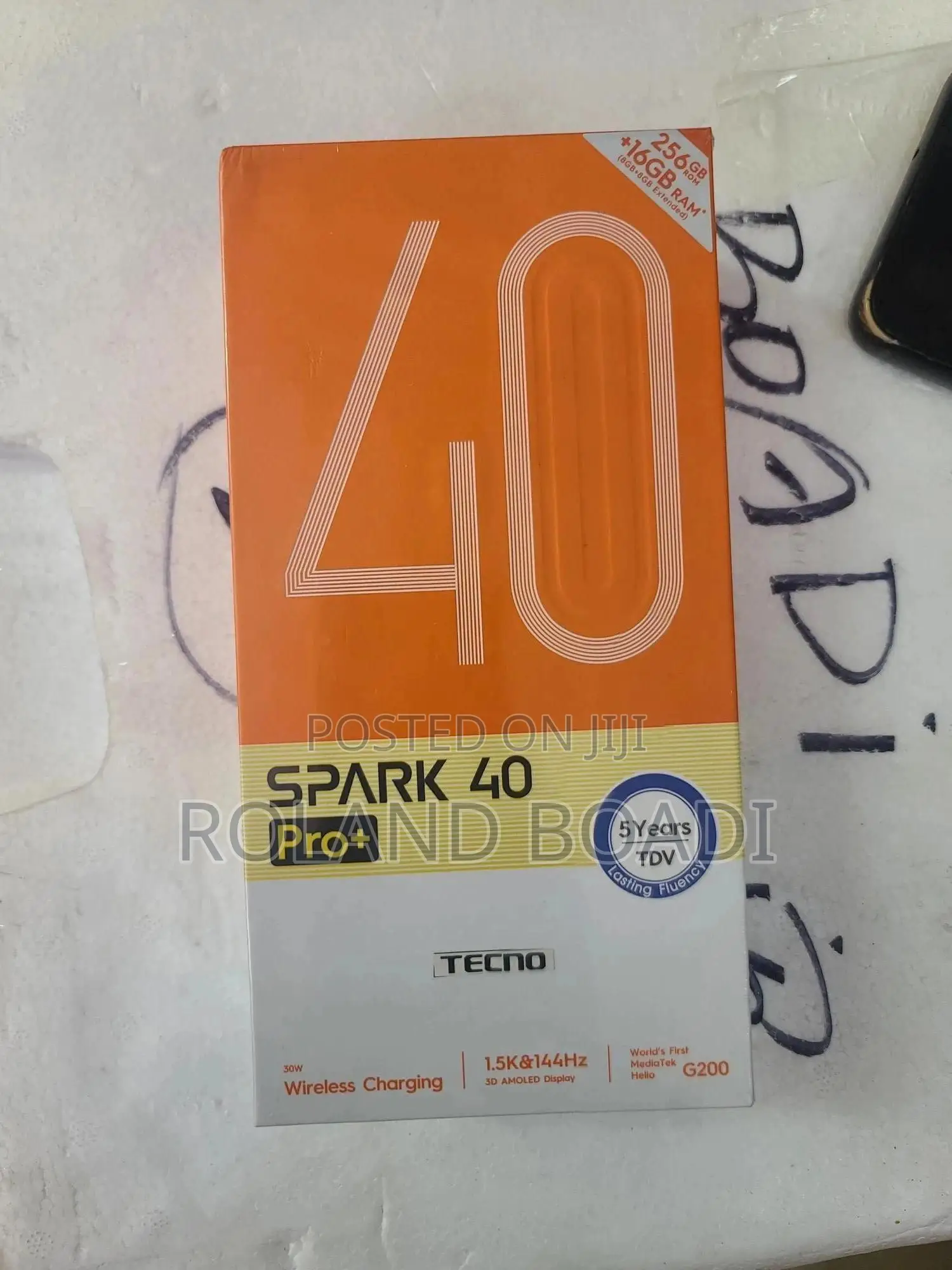 New Tecno Spark 40 Pro+ 256 GB Black