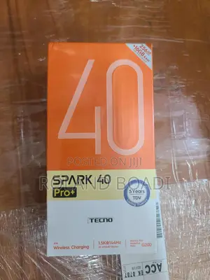 New Tecno Spark 40 Pro+ 256 GB Black