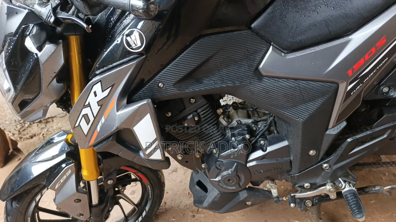 Haojue DR190S 2025 Black
