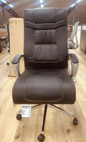Swivel Leather Office Chair