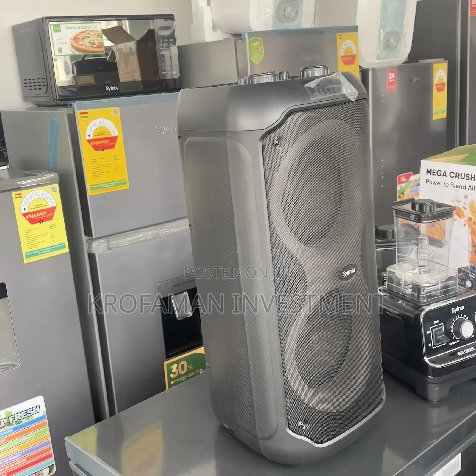 Syinix Party Speaker With Microphones
