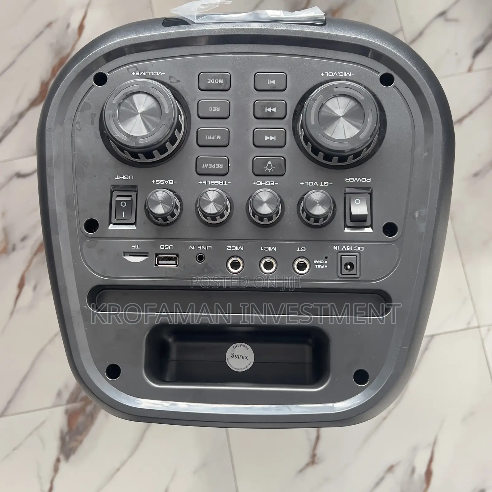 Syinix Party Speaker With Microphones