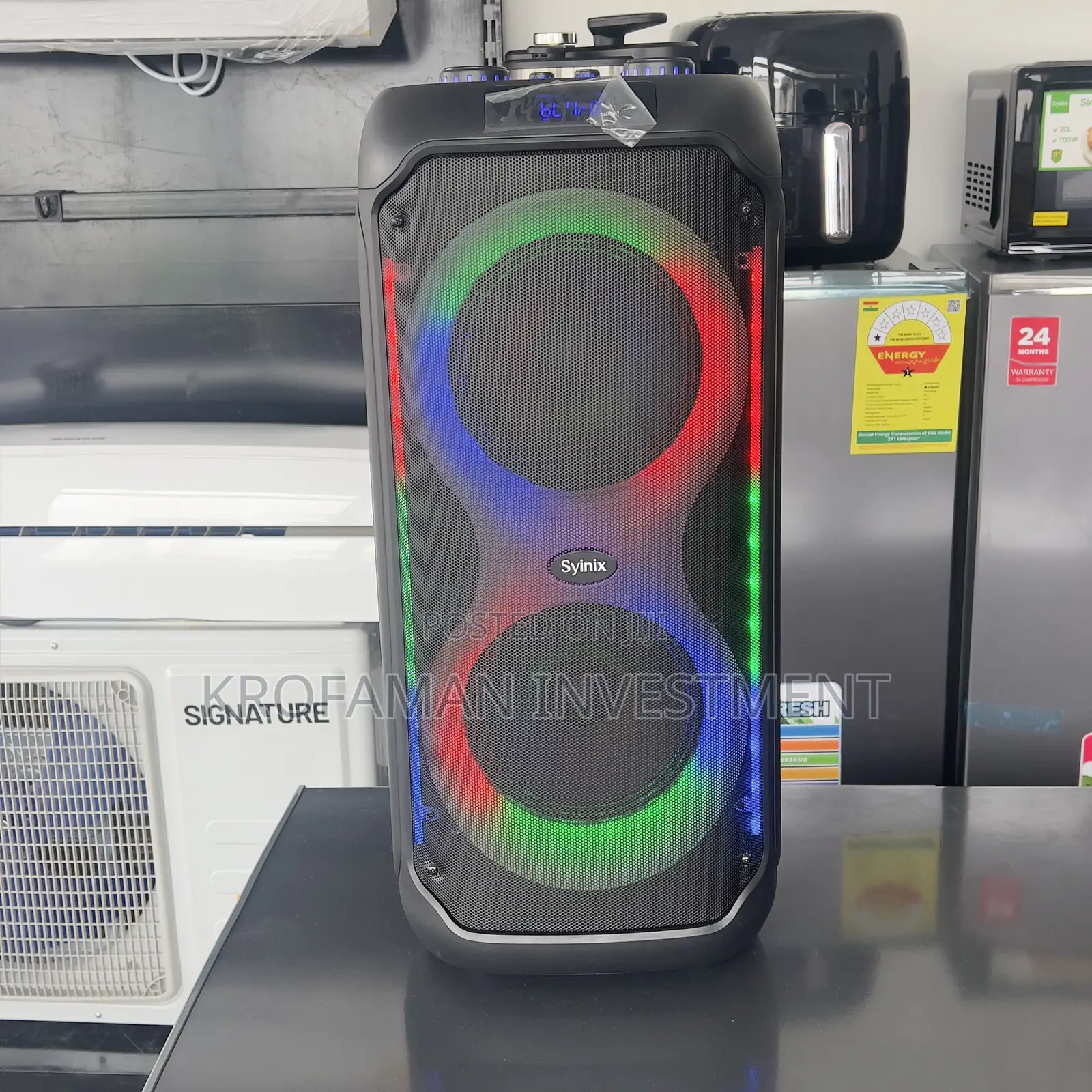 Syinix Party Speaker With Microphones