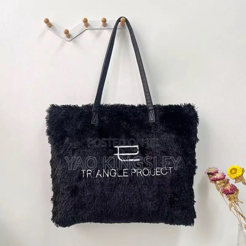 Fluffy Faux Tote Bags