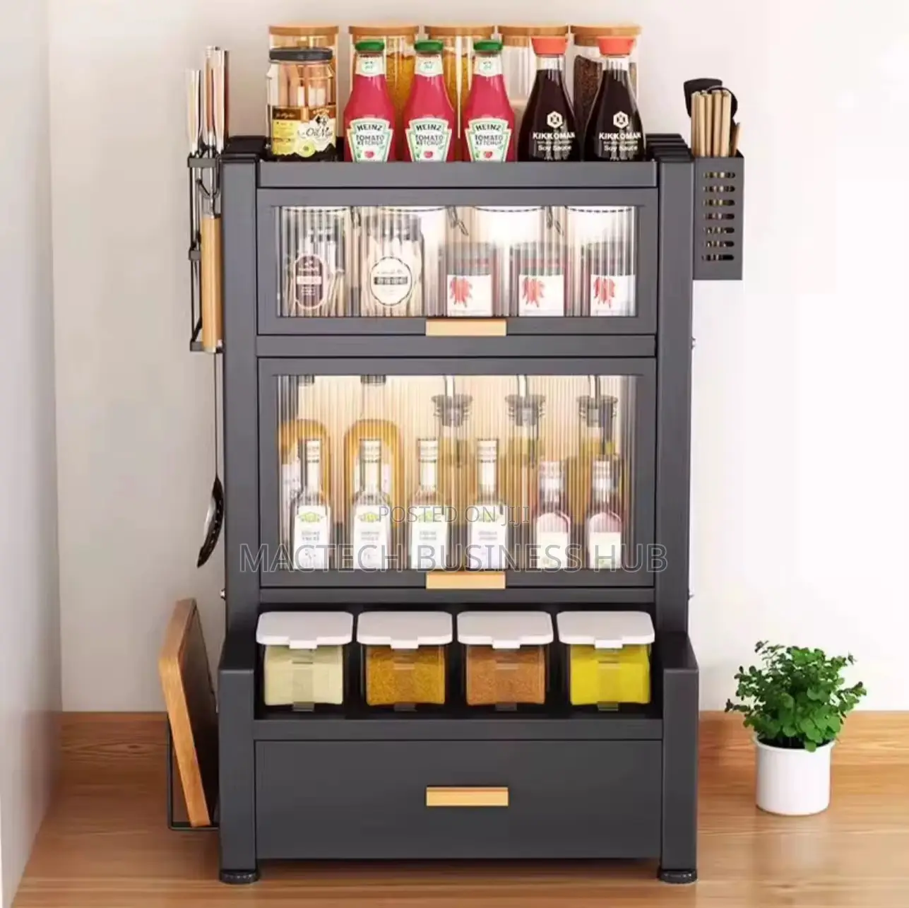 Kitchen Seasoning Storage Rack