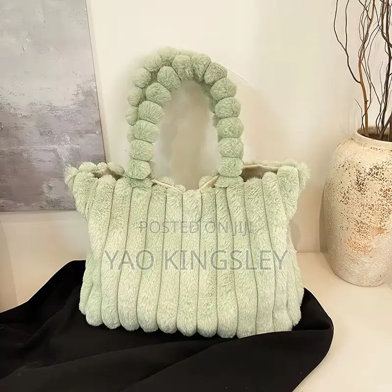 Luxury Fluffy Tote Bags