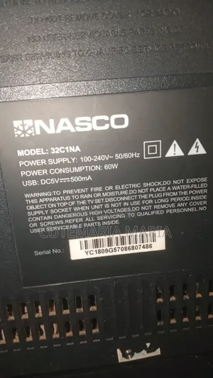 Nasco Tv 32" and Sharp Tv 32" Inches, Repair Use It.