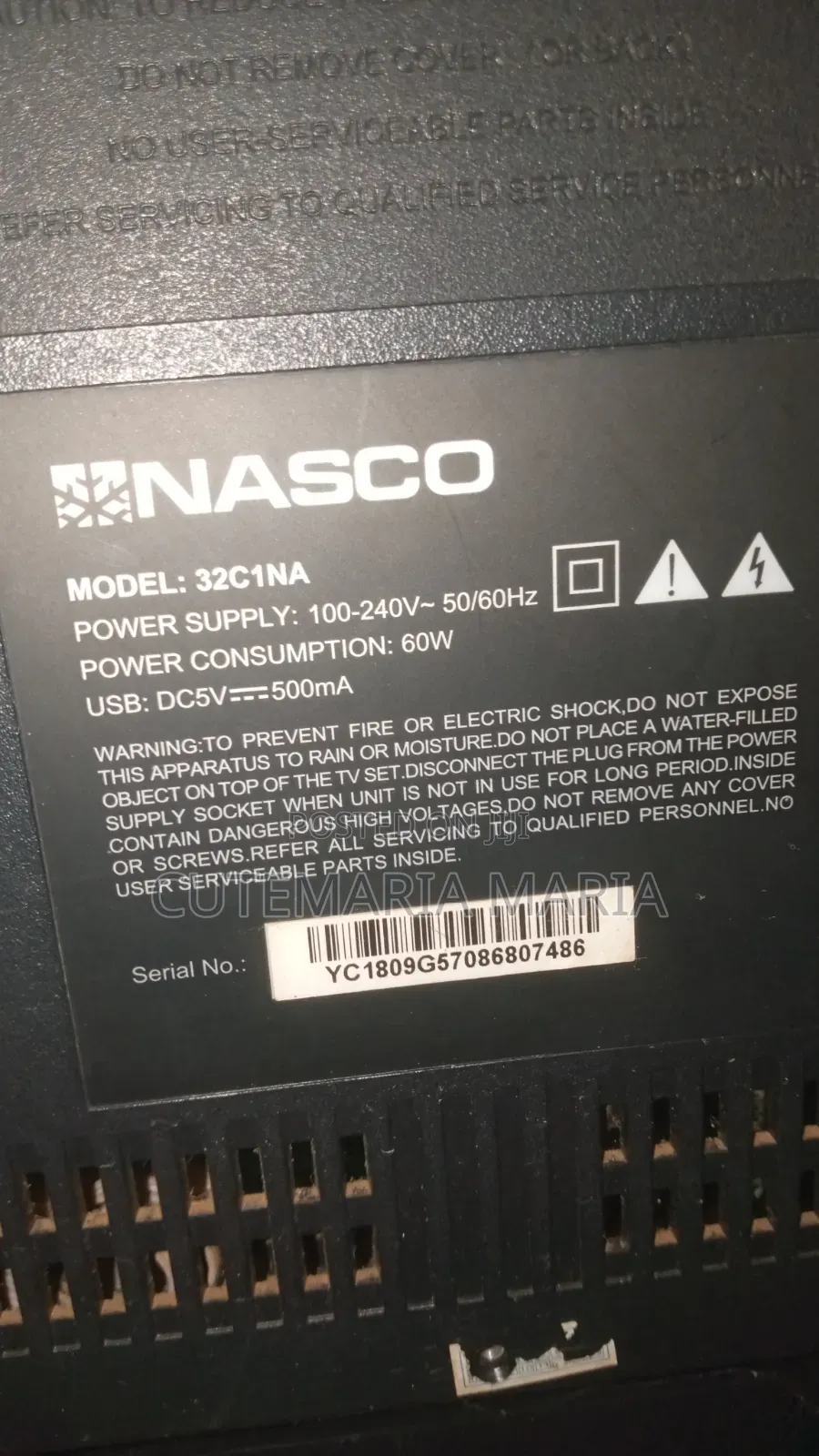 Nasco Tv 32" and Sharp Tv 32" Inches, Repair Use It.