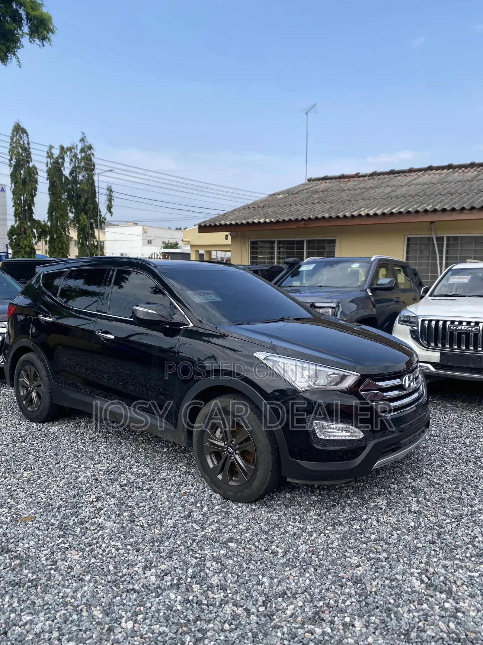 Hyundai Santa Fe SE AWD 2016 Black
