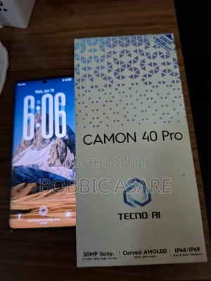 Tecno Camon 40 Pro 4G 256 GB Black