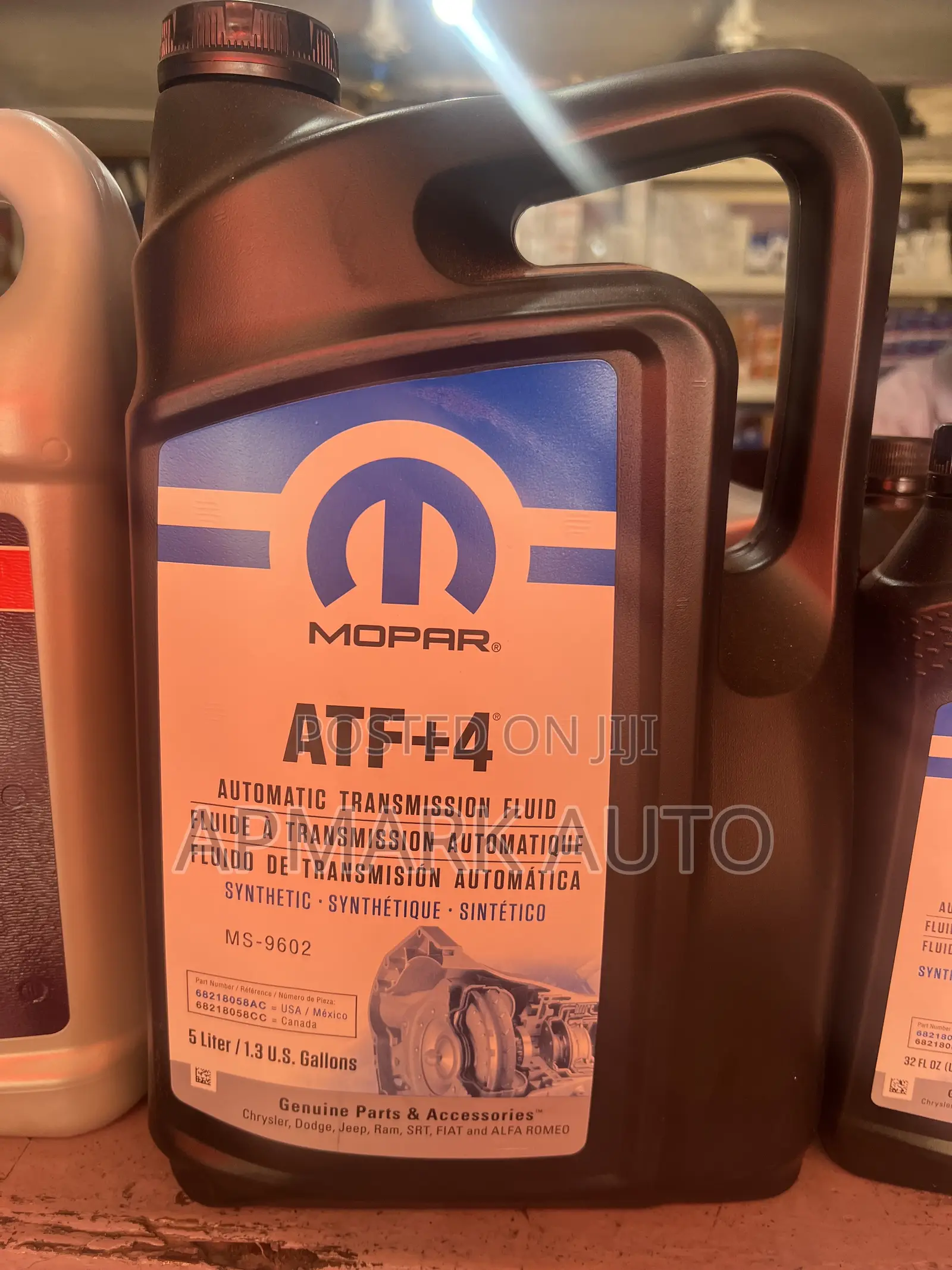 Atf+4 Mopar Atf4 Automatic Transmission Fluid 5l for Jeep, Dodge, Ram
