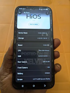 Tecno Camon 50 256 GB Blue